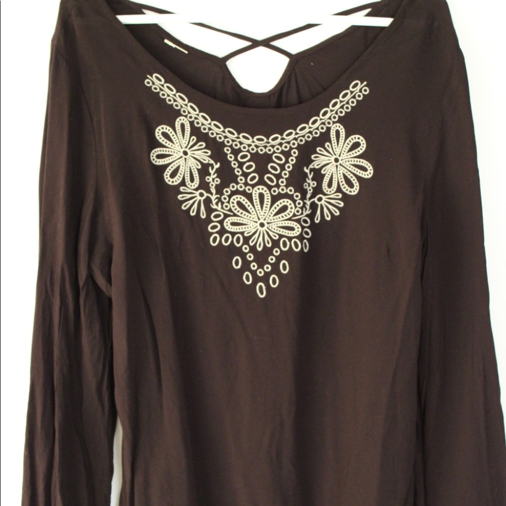 Black tunic size Large